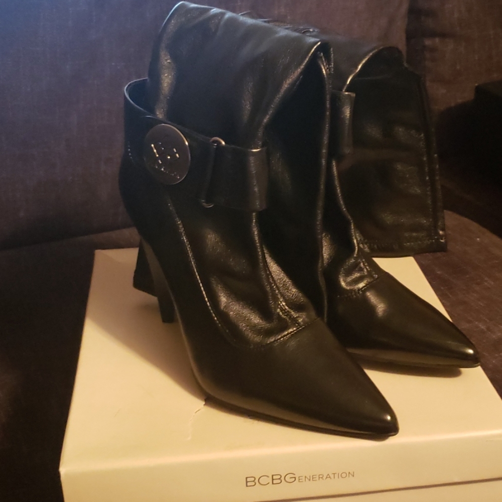 Black Knee High Sexy Boots